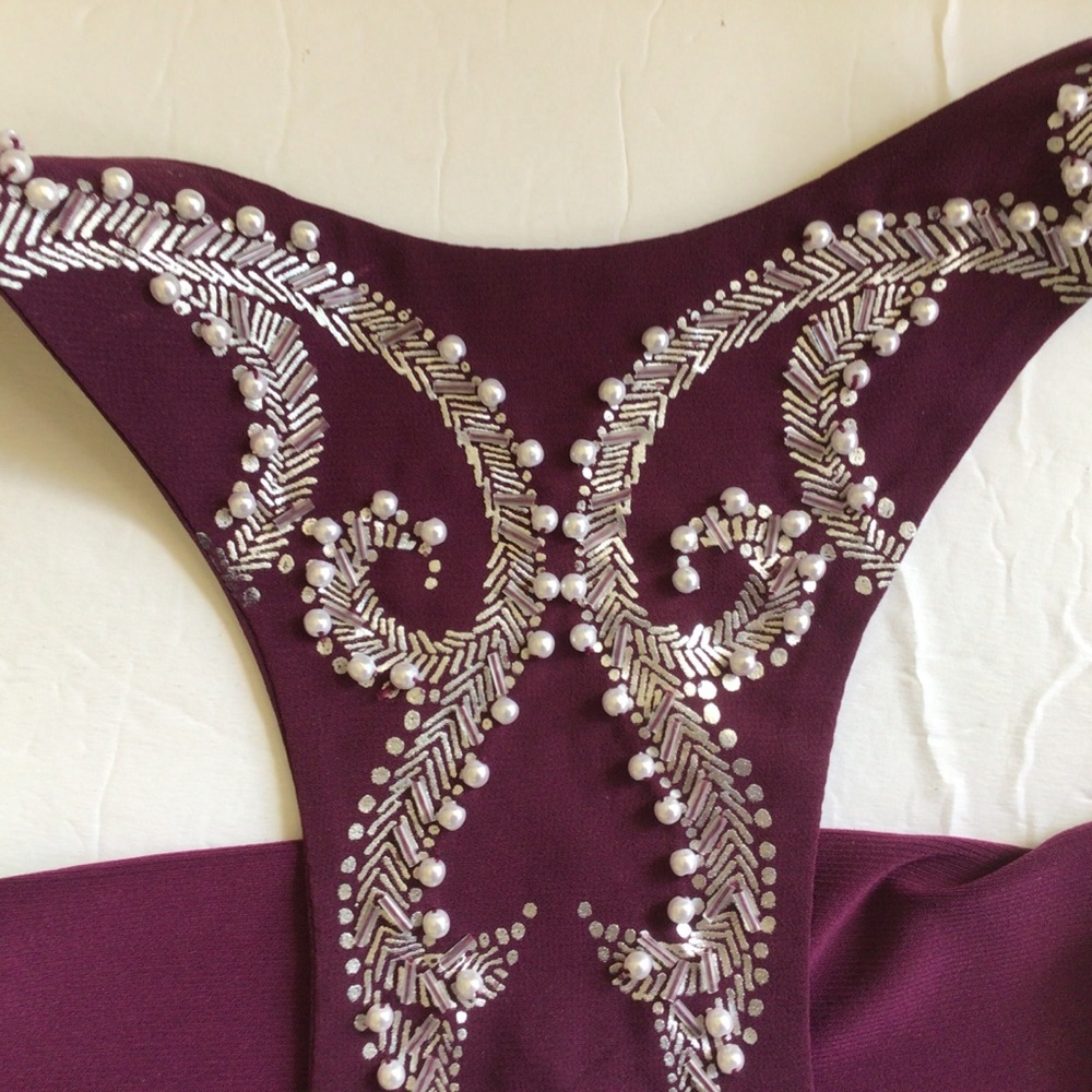 WHBM MAUVE PURPLE EMBELLISHED RACERBACK TANK XS - Picture 14 of 16
